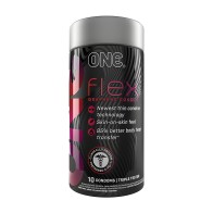 Condones One Flex Graphene - Paquete de 10