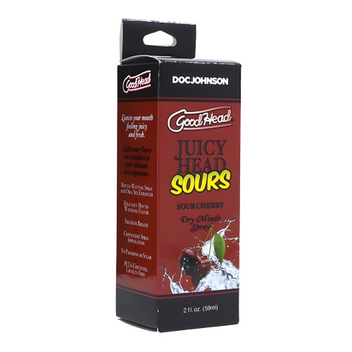 GoodHead Juicy Head Spray para Boca Seca - 2 oz Cereza Ácida