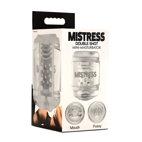 Curve Toys Mistress Mini Masturbador Doble - Transparente