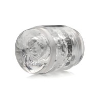 Curve Toys Mini Masturbador Doble Shot con Vagina y Ano - Transparente