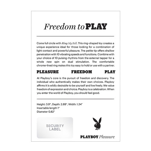 Playboy Ring My Bell Black