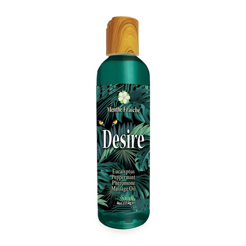 Aceite de Masaje Pheromone Desire - 4 oz Eucalipto/Peppermint