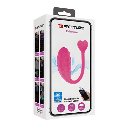 Pretty Love Fisherman Huevo Vibrador - Fucsia