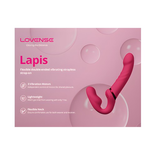 Lovense Lapis Strapless Strap-On - Pink