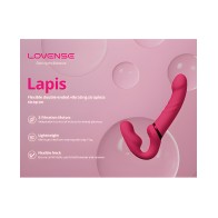 Lovense Lapis Strapless Strap-On - Pink
