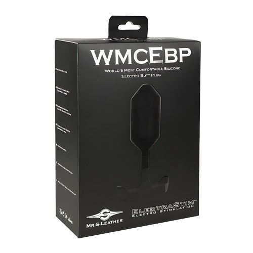 ElectraStim x Mr. S Leather Electro Butt Plug Black