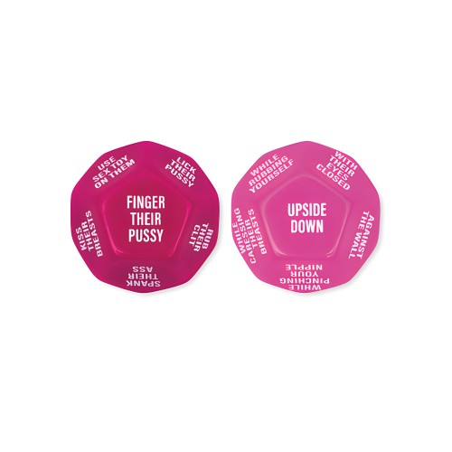 Wood Rocket Gay AF Lesbian Couples Sex Dice Game - Fuchsia