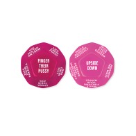 Wood Rocket Gay AF Lesbian Couples Sex Dice Game - Fuchsia