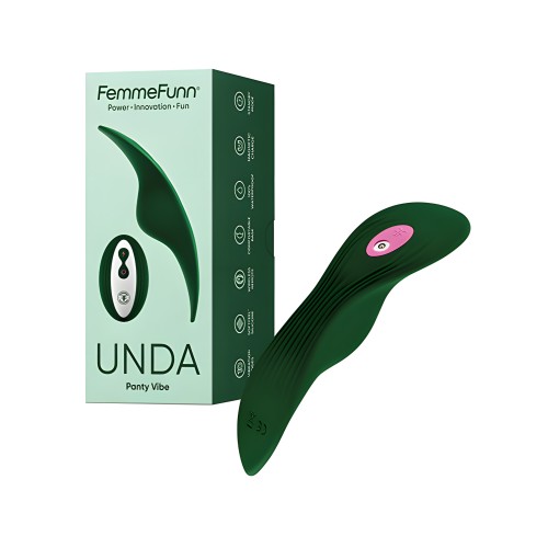 Femme Funn Unda Thin Panty Vibe - Verde Oscuro