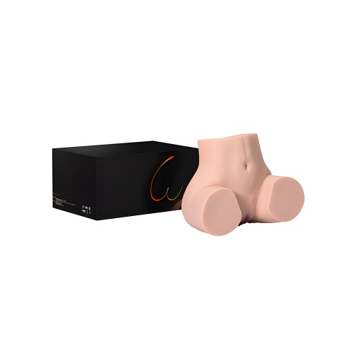 Torso de Muñeca Anal Realista con Vagina Peach