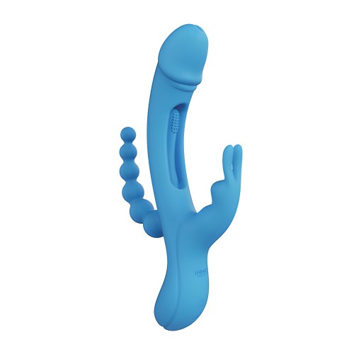 Trilux Kinky Finger Rabbit Vibrator - Blue