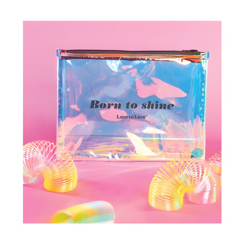 Love to Love Born to Shine Pouch - Black Onyx