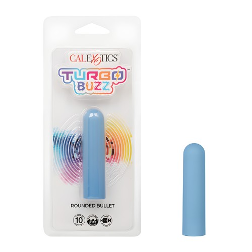 Turbo Buzz Rounded Bullet Stimulator - Azul