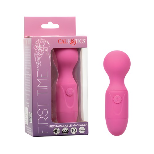 Masajeador Vibrador Recargable First Time - Rosa