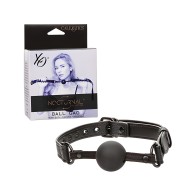 Nocturnal Collection Silicone Ball Gag | Black