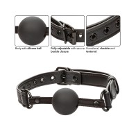 Nocturnal Collection Silicone Ball Gag | Black