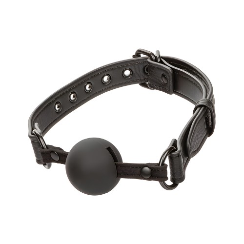Nocturnal Collection Silicone Ball Gag | Black