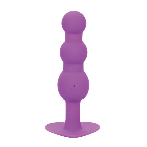 Probe Anal Vibrante Triple Morado