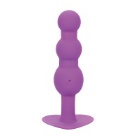 Probe Anal Vibrante Triple Morado