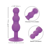 Probe Anal Vibrante Triple Morado