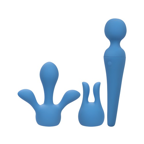 Kit de Vibrador Couture Collection Body Wand - Azul