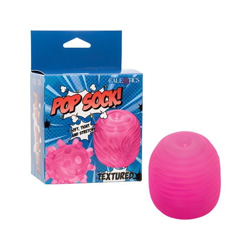 Pop Sock! Textured Masturbator - Pink