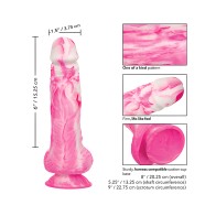 Twisted Love Twisted Silicone Dong - Pink