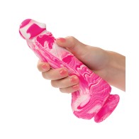 Twisted Love Twisted Silicone Dong - Pink