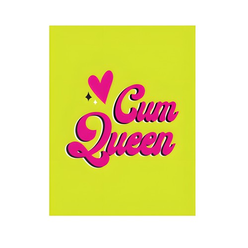 Cum Queen Greeting Card