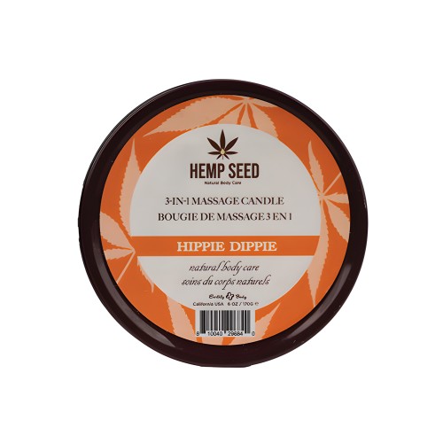 Vela de Masaje 3 en 1 Earthly Body - Hippie Dippie