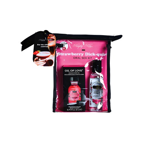 Kit de Sexo Oral Sabor Strawberry Dick-Quiri de Kama Sutra