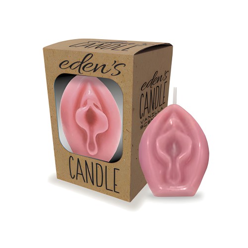 Vela de Vagina de Edén - Rosa - Vainilla
