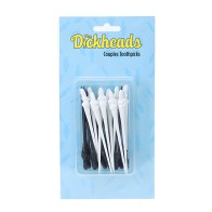 Shots The Dickheads Couples Toothpicks - Multi Colors