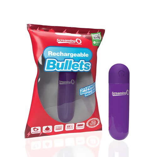 Screaming O Bala Recargable - Púrpura