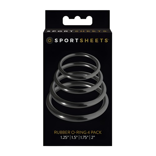 Sportsheets Rubber O-Ring - 4 Pack
