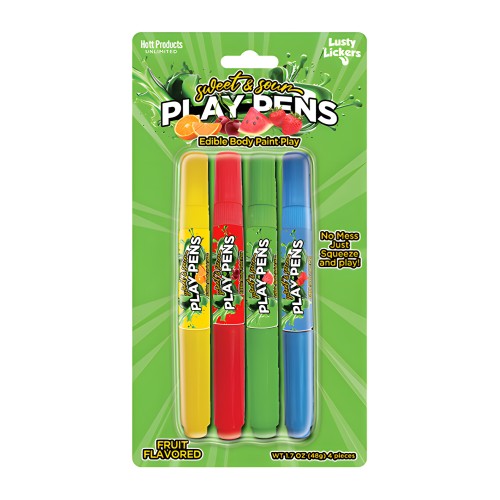 Sweet & Sour Flavored Play Pens - Pack of 4