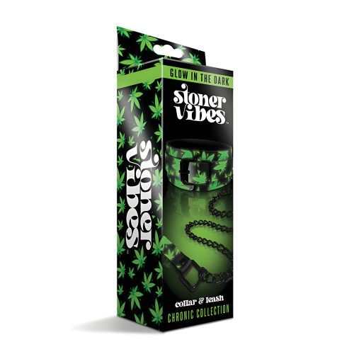 Collar y Correa Brillantes en la Oscuridad - Stoner Vibes