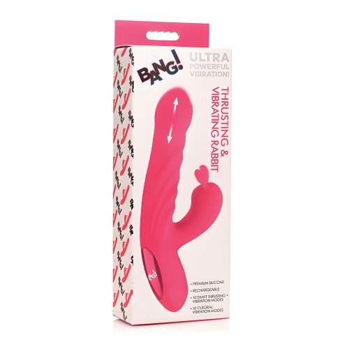 Bang! 10X Thrusting & Vibrating Rabbit - Pink