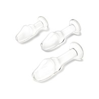 Kit de Entrenamiento Anal Glas Helmet Head - Set de 3