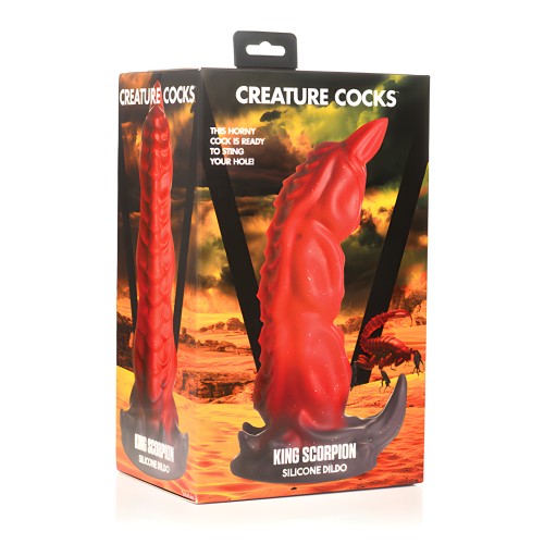 Creature Cocks Dildo Rey Escorpión - Rojo