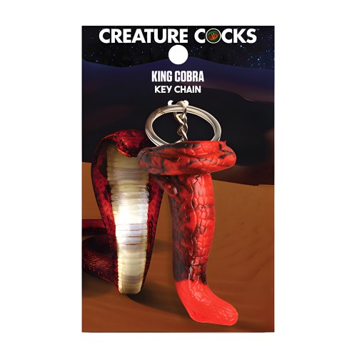 Creature Cocks King Cobra Key Chain - Black/Red