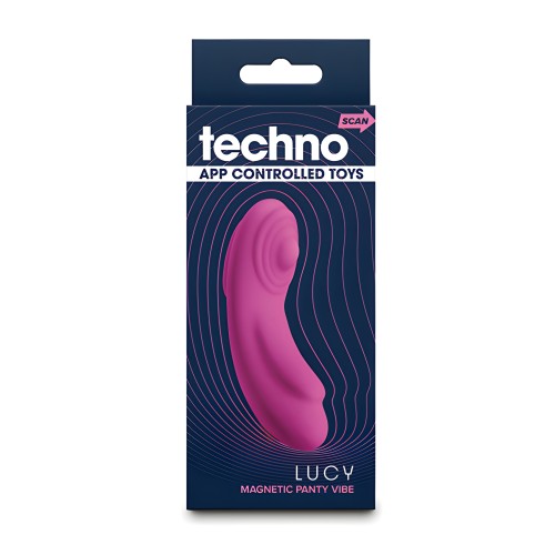 Techno Lucy Vibrador de Bragas Controlado por App - Magenta