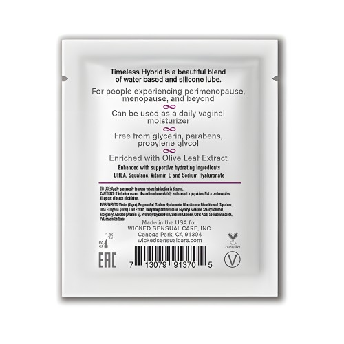 Wicked Sensual Care Simply Timeless Lubricant