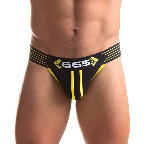 665 Rally Jockstrap XL Amarillo - Algodón Premium