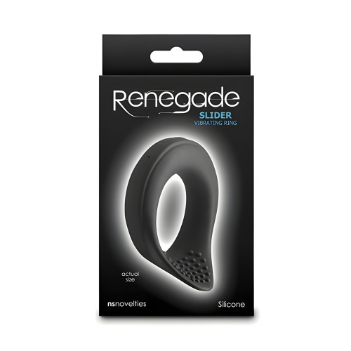 Renegade Slider Cock Ring - Black