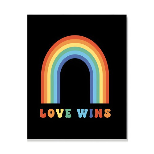 Tarjeta de Felicitación Love Wins