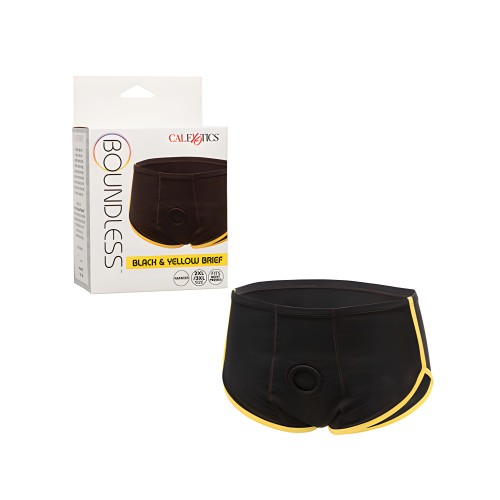 Boundless Boxer Brief Black/Yellow 2XL/3XL