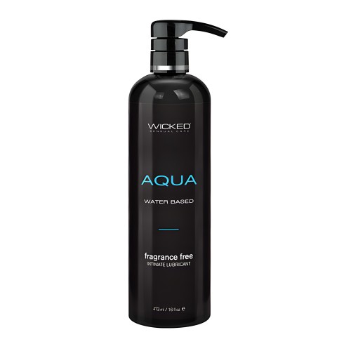 Wicked Sensual Care Aqua Waterbased Lubricant 16 oz
