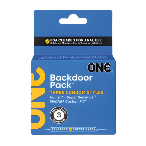 One Backdoor Pack Custom Fit Condoms | One
