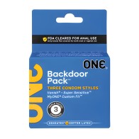 Paquete Backdoor One de Condones Personalizados | One